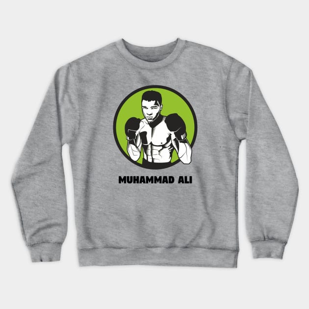 muhammad ali boxing fighting mma Crewneck Sweatshirt by untagged_shop